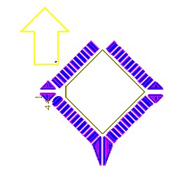 OFP和PLCC型集成塊如采用紅膠工藝過(guò)波峰,需采用斜角45度方式擺放，且每邊的最后一個(gè)引腳均需添加盜錫焊盤(pán)